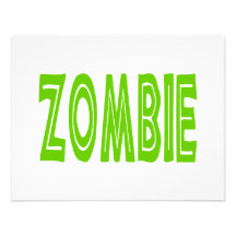 Zombi corajoso convites