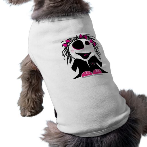 zombi pequeno bonito feminino camisas para cães