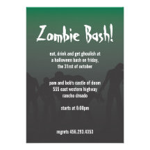Zombis Convites Personalizado
