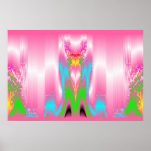 Zona de Carícia Rosa Posteres