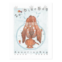 ZoodiacDog Cartao Postal