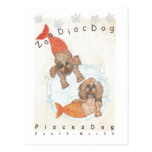 zoodiacDog Cartao Postal