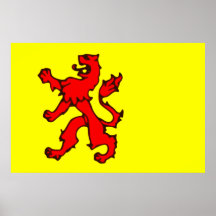 Zuid Holland, bandeira holandesa Posteres