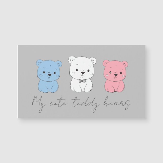 С filhote de ursos, desenho para crianças (Frente)