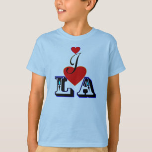 ღ ♥ Eu Amo A Camiseta Na moda de Mãos de LA Kids ♥