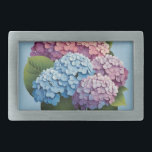 カラフルな紫陽花<br><div class="desc">美しい紫陽花の花々が咲き誇る様子を描いたものです。赤、青、紫の紫陽花が豪華な色彩で庭園を飾り、花々は立体的なデザインで存在感を放っています。色鮮やかな花々は自然の魅力を最大限に引き立て、花の美しさが際立っています。この作品は、花のアートと自然の調和を象徴しています。</div>