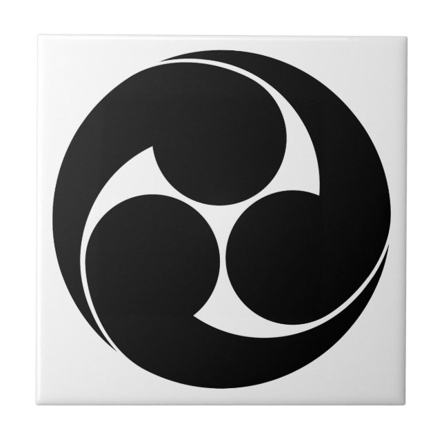 左三つ巴（地抜き） (Frente)