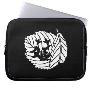 虫くい折れ柏 capa para laptop