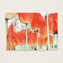 郁 金 香. Flor de tulipa vermelha no estilo artístico