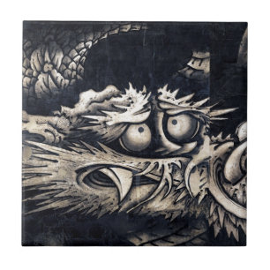 雲 龍 図, 曾 蕭 白 Dragão com Nuvem, Sumi-e
