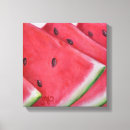 Pesquisar por melancia impressão de canvas Rosa