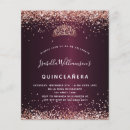 Pesquisar por quinceanera da tiara convites Ouro rosa