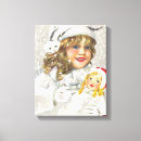 Pesquisar por da boneca impressão de canvas Menina