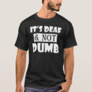 Pesquisar por surdo em uma orelha camisetas Não