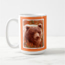 Pesquisar por arte selvagem canecas Urso pardo