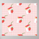 Pesquisar por frutas kawaii artes pôsteres Padrão