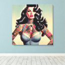 Pesquisar por tatuagens impressão de canvas Pintura