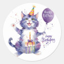 Pesquisar por gato do balão adesivos Aniversário