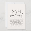 Pesquisar por amor é paciente convites Tipografia
