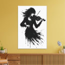 Pesquisar por violino impressão de canvas Músico