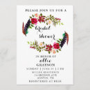 Pesquisar por watercolor floral bridal shower convites Burgundy
