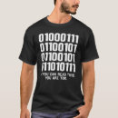 Pesquisar por números binários camisetas Software