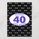 Pesquisar por 40 anos velho convites Quarenta