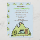 Pesquisar por festa de de acampamento aniversário convites Azul