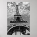 Pesquisar por torre eiffel preto e branco pósteres pôsteres For her