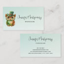 Pesquisar por coruja bonito cartao de visita Sábio