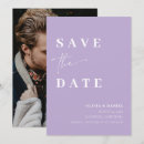 Pesquisar por lilac save the date convites Simples