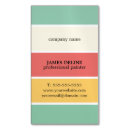 Pesquisar por listrado colorido cartao de visita Profissional