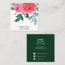 Pesquisar por peonies cartao de visita Verde