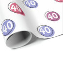 Pesquisar por 40 anos papel de presente Branco