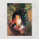 Pesquisar por pintura gato cartoes postais Arte fina