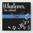 Pesquisar por fino relogios de parede Linha azul fina