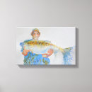 Pesquisar por pescador impressão de canvas Lago