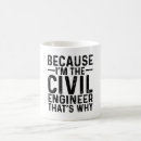 Pesquisar por engenheiro civil engraçado canecas Profissão