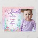 Pesquisar por a sereia pequena convites Bebê menina