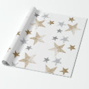 Pesquisar por estrelas brilhantes papel de presente Xmas