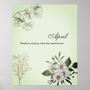 Pesquisar por abril pôsteres Floral