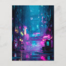 Pesquisar por cidade futurista cartoes postais Neon