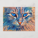 Pesquisar por olhos engraçados cartoes postais Felino