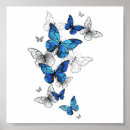 Pesquisar por borboletas azuis pôsteres Ilustração