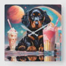 Pesquisar por arte dachshund relogios de parede Cachorros