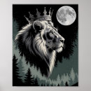 Pesquisar por leão com coroa pôsteres Majestoso