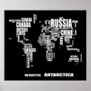 Pesquisar por mapa da tipografia pôsteres Mapa do mundo