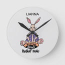 Pesquisar por coelho relogios de parede Engraçado