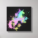 Pesquisar por unicórnio do arco íris impressão de canvas Qualquer pessoa