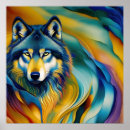 Pesquisar por lobo colorido pósteres pôsteres Natureza